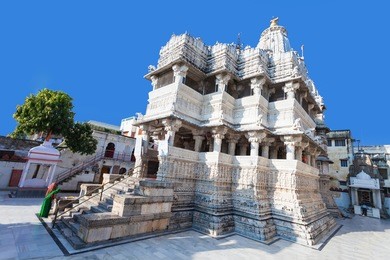 jagdish temple is a large hindu temple in udaipur, india