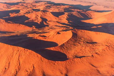 a desolate desert in northwest china. an aerial view of asia. popular travel destinations in china.
