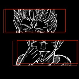 anime manga face. vector design for t-shirt graphics, banner, fashion prints. emotions comics strip