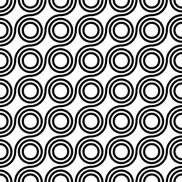 seamless vector geometric ,circle pattern background 