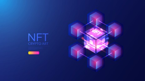 isometric nft with blockchain technology
