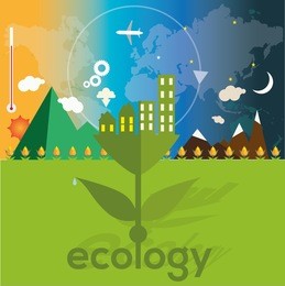 ecology  design concept illustration