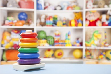 wooden box with many blocks on white background