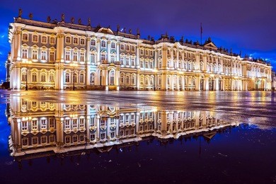 hermitage on palace square, st. petersburg