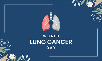 world lung cancer day. holiday concept. template for background, web banner, card, poster, t-shirt with text inscription