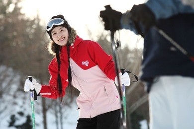 couple in winter sports