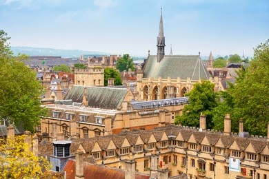 cityscape of oxford. oxfordshire, england