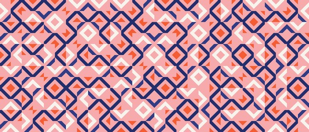 geometric artwork design with simple shapes and figures. abstract pattern graphics with geometrical forms and elements. perfect for web banner, business presentation, branding package, fabric print.