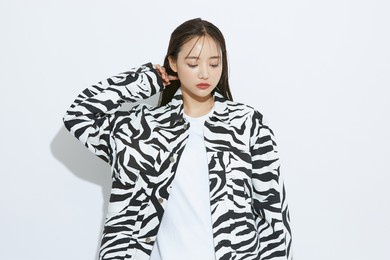 portrait of fashionable young asian woman