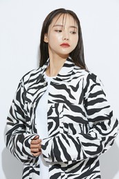 portrait of fashionable young asian woman