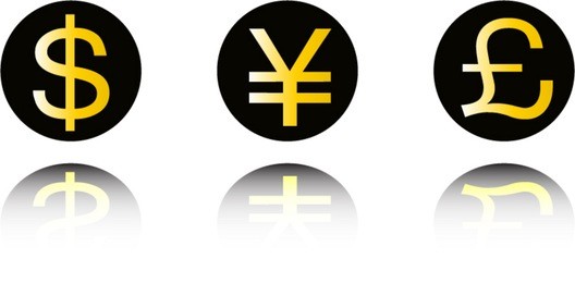 money symbol set