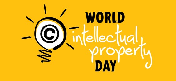 world intellectual property day. 26 april. copyright concept. flat vector icon or pictogram. concept of protection of copyright, intellectual property or properties.