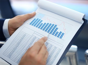 stock market graphs monitoring 