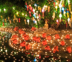 wat phan tao temple chiang mai thailand 