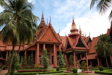 national museum in phnom penh, cambodia