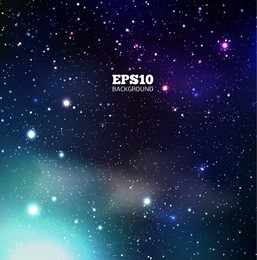 vector universe background for presentation design. brochure star and space template