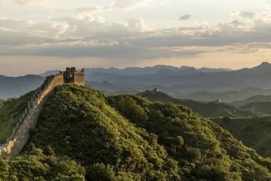 in beijing, china, the majestic great wall. 