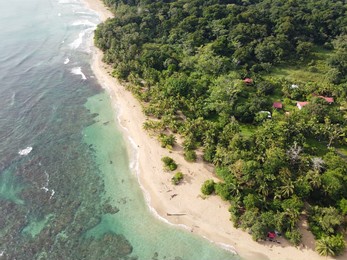 冒险 旅行 曼萨尼约 科斯塔 里加 自然 海滩 利蒙 水 无人机