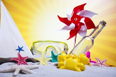 toy windmill and beach accesories 