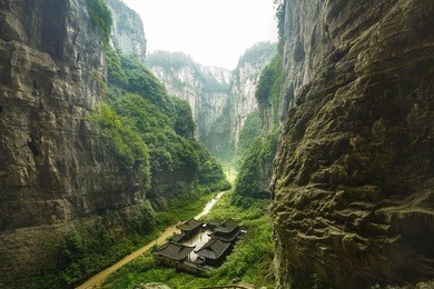 wulong national park, chongqing, china
