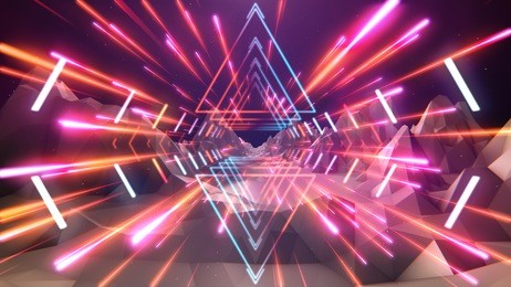 futuristic space landscape.