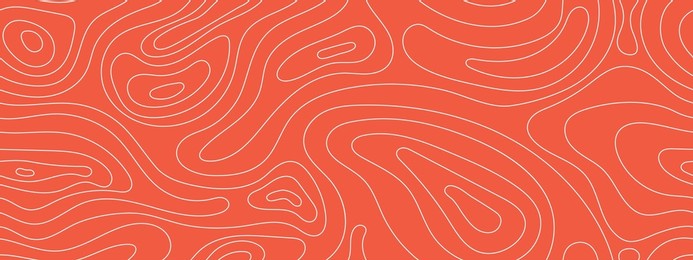 salmon fish seamless pattern. vector illustration of salmon fillet, red background with white lines. fish meat texture for sushi ad flyer, menu design, decoration restorant asian or japanese food.