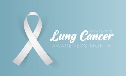 lung cancer awareness month is observed every year in november, lungs are two spongy organs in chest that take in oxygen when you inhale and release carbon dioxide when you exhale. vector illustration