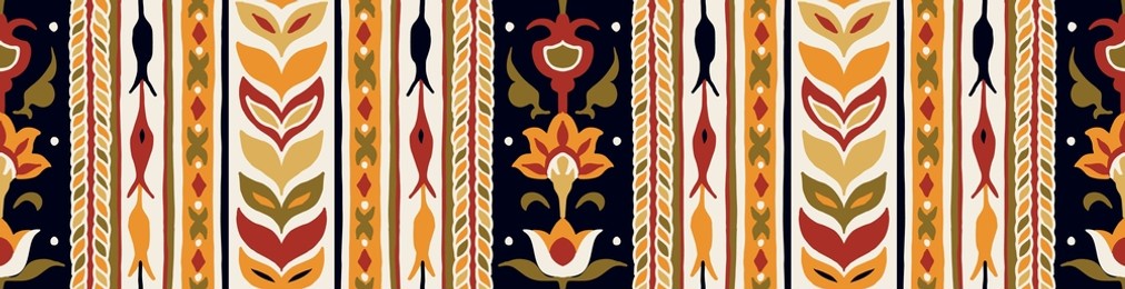 ikat geometric folklore ornament. tribal ethnic vector texture. seamless striped pattern in aztec style. figure tribal embroidery. indian, scandinavian, gypsy, mexican, folk pattern.