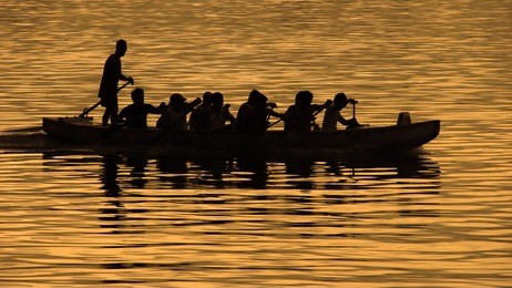 boat regatta silhouette