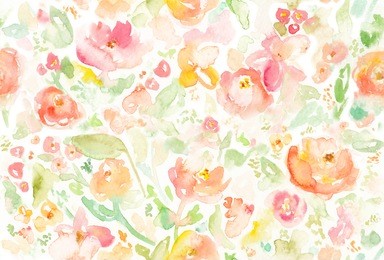 seamless, colorful abstract watercolor floral background. 
