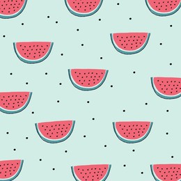 seamless watermelons pattern background texture