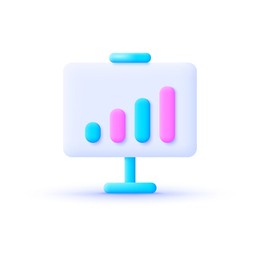 statistic icon 3d in flat style on white background. business vector icon. statistic icon 3d, great design for any purposes. vector design