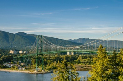 lions gate bridge, vancouver
