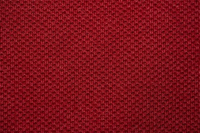 close-up of red texture fabric cloth textile background