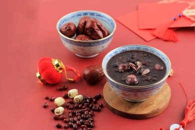 chinese northern cuisine, laba porridge, eight treasure porridge for laba festival 