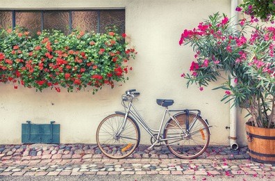 bike in france town 