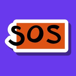 sos quote. phrases for paper mail, diary or notebook decor. dialog words. hand drawn sketch doodle style. chatting, mail, social media  and message elements. vector illustration.