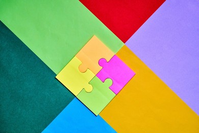 illustration for game background design. flat colored puzzles background