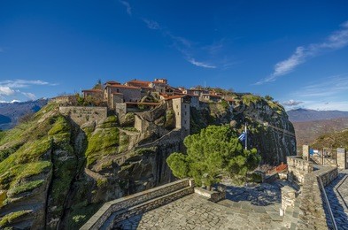 the great meteoro monastery in meteora greece