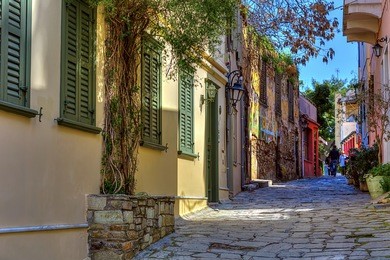 traditional houses in plaka,athens 