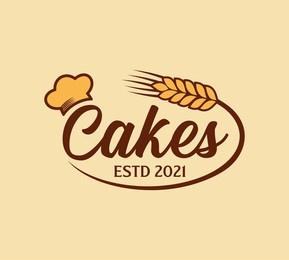 cakes premium quality design logo, cakes logo, cakes vector, cakes lettering logo
