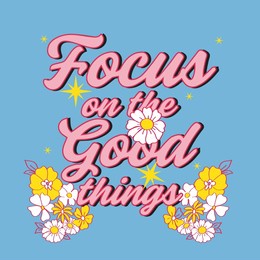 70s hippie nature soul slogan print with floral daisy illustration. perfect for t-shirt graphic, posters and stickers.