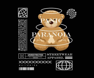 aesthetic graphic design for t shirt  street wear and urban style