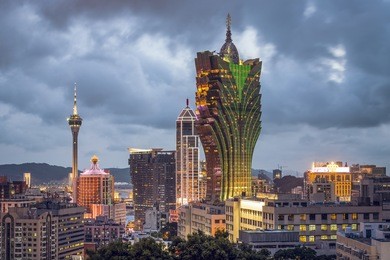 macau, china city skyline.