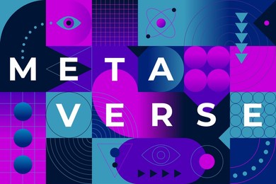 metaverse virtual reality technology for future background