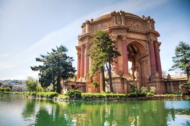 the palace of fine arts in san francisco, california