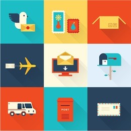 mail vector set