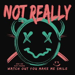 slogan typography with a bear illustration in brush effect.for t-shirt graphic.