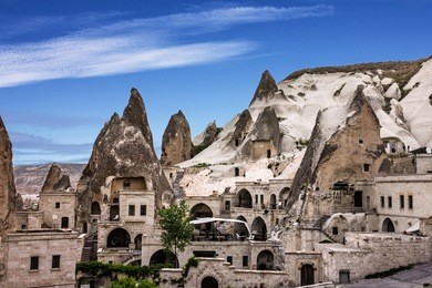 cappadocia, anatolia, turkey. open air museum, goreme national park.
