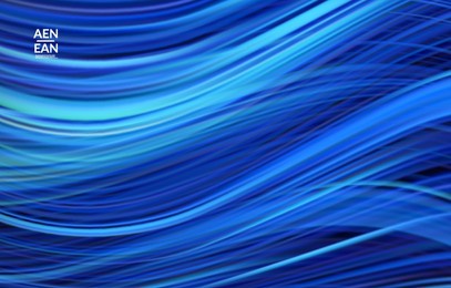 abstract bright wavy wallpaper. colorful fluid waves of blurred motion light effect. futuristic technology computer data communication concept. neon ray shimmering texture.